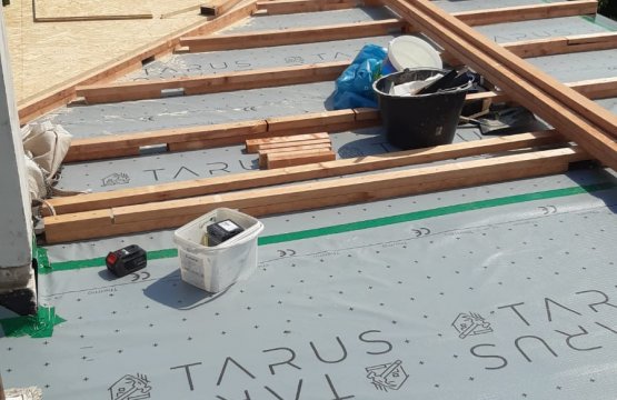 Rekonstrukce ploché střechy a zateplení minerální izolací